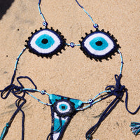 Azure Evil Eye Bikini