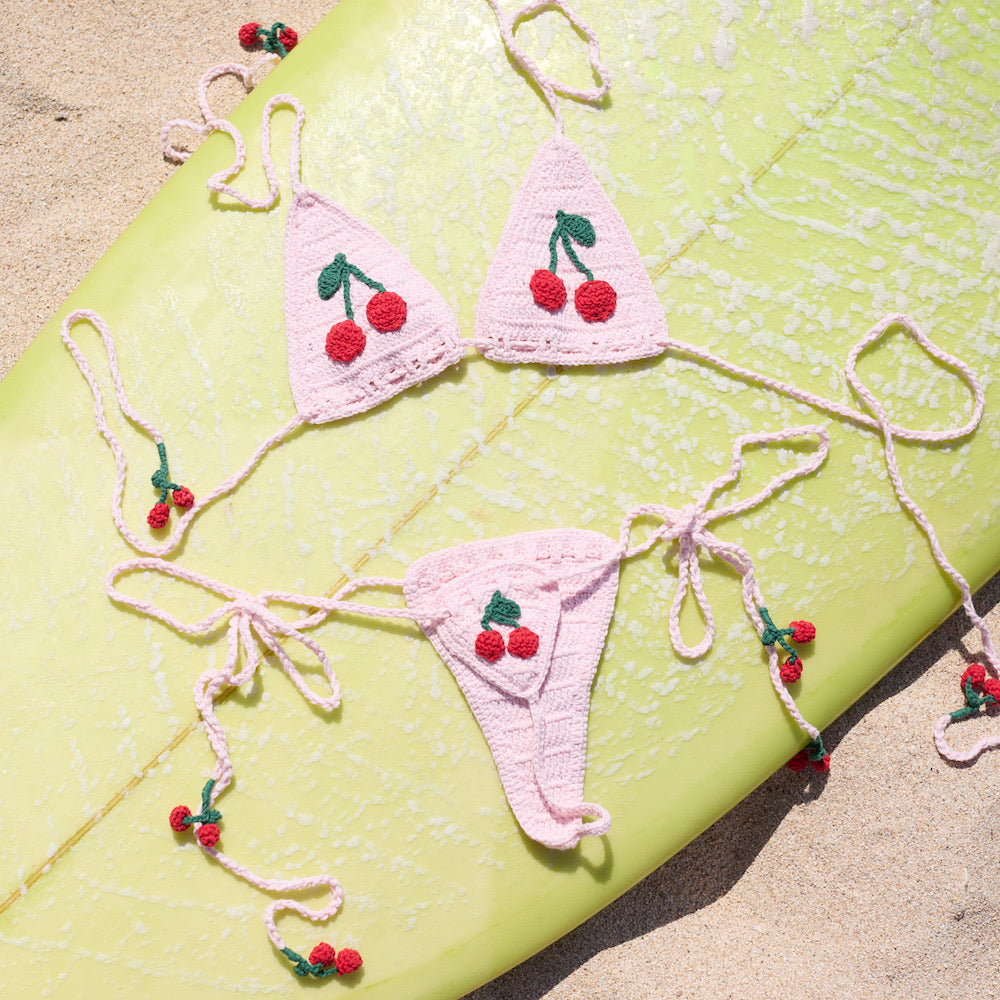 Anoki Bikini Top Cherry Red