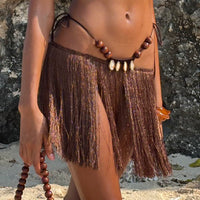 Lu'au Fringe Skirt