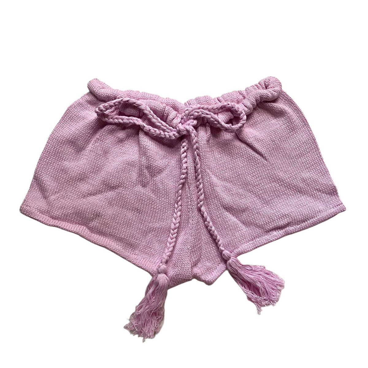 Plain Malibu Knit Cheeky Shorts