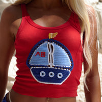 Tina Crochet Motif Tank